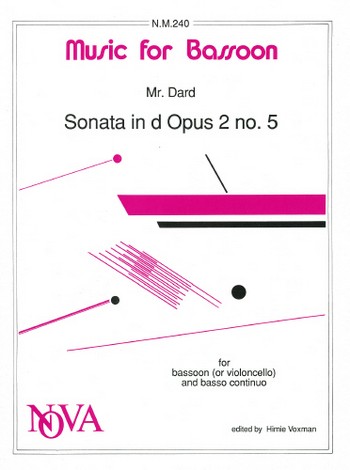 Sonata d minor op.2,5 for bassoon