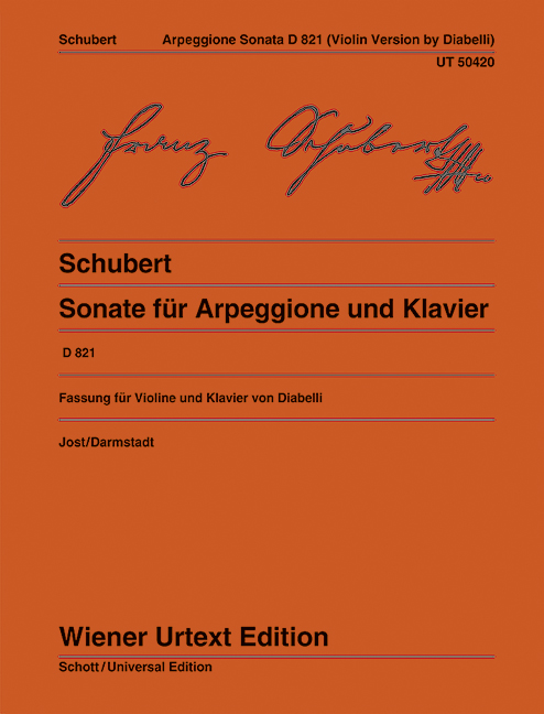 Sonate für Arpeggione und Klavier D821