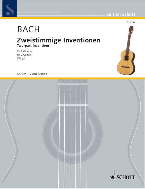 Sämtliche zweistimmigen Inventionen BWV772-786