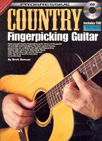 Progressive Country Fingerpicking Country (+Audio-Online)