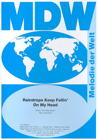 Raindrops keep fallin' on my Head: