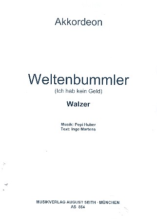 Weltenbummler Polka für Akkordeon