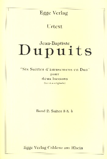 6 Suites Band 2 (Nr.3 und 4)