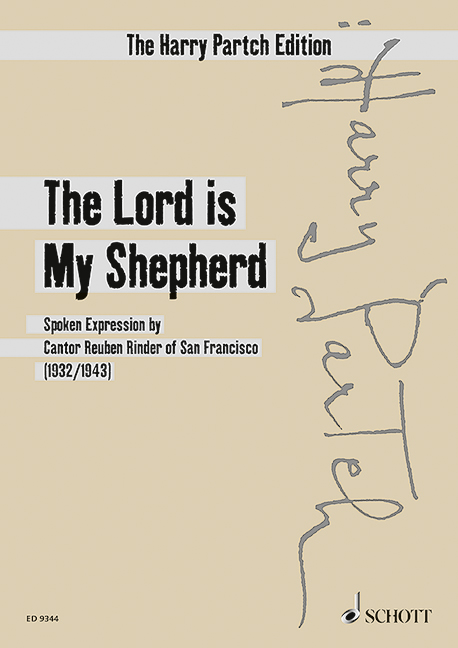 The lord is my Shepherd