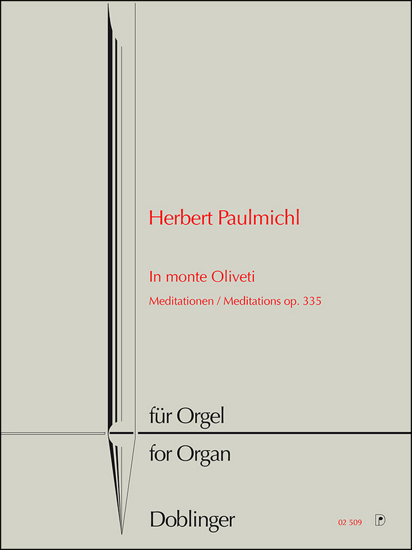 In monte Oliveti - Meditationen op.335