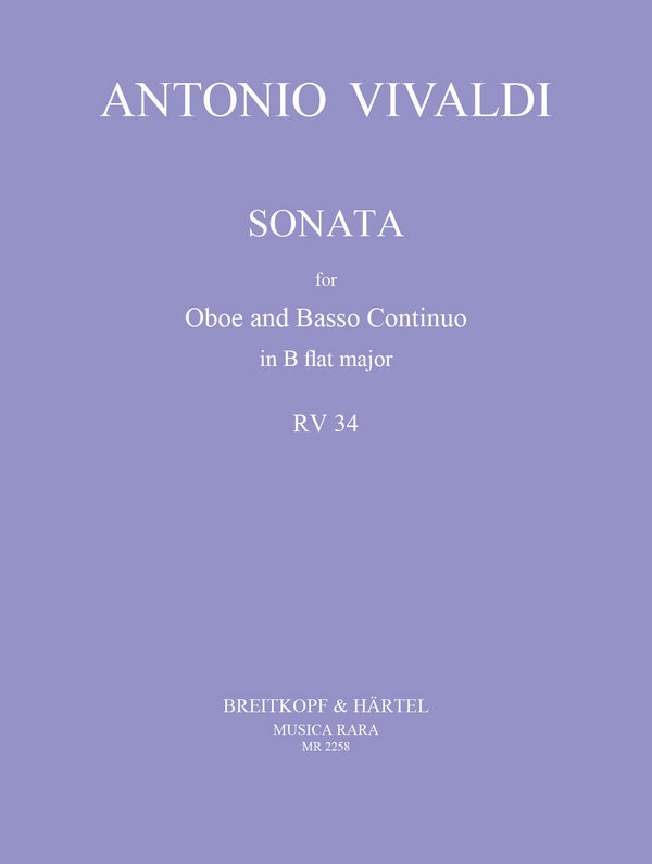 Sonata B flat major RV34