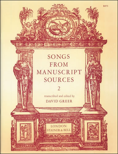 SONGS FROM MANUSCRIPT SOURCES VOL.2