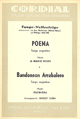 Poema  und  Bandoneon Arrabalero: