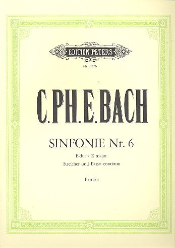 Sinfonie E-Dur Nr.6 Wq182,6