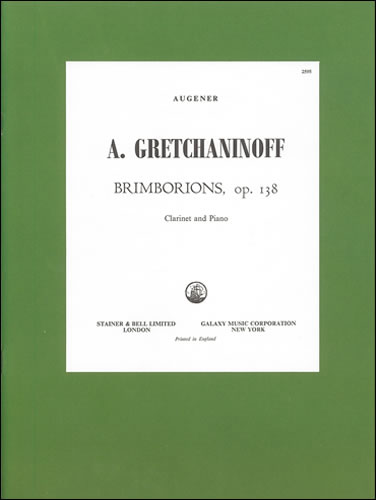 Brimborions op.138 for clarinet
