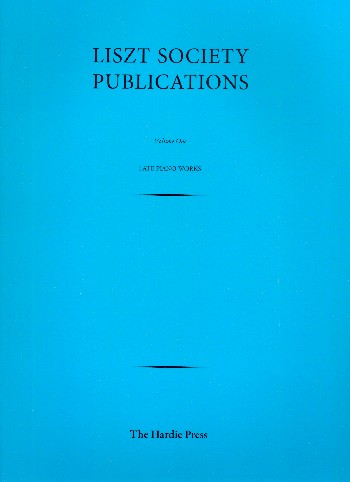 Liszt Society Publications vol.1