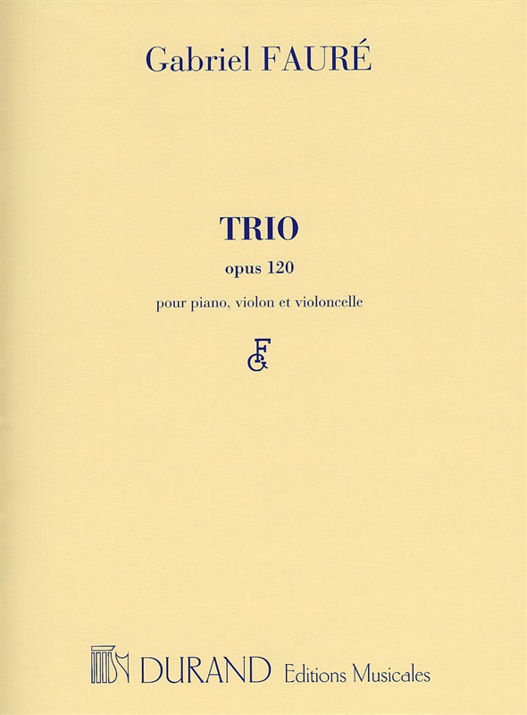 Trio op.120 pour piano, violon et violoncelle
