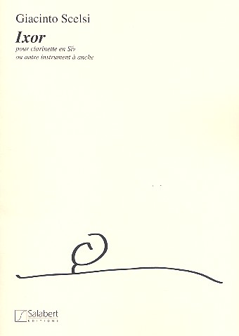 Ixor pour clarinettte sib seule