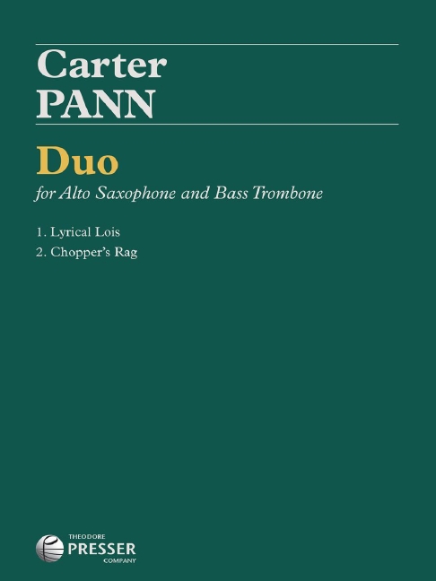 Duo for alto saxophone and