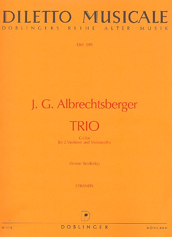 Trio G-Dur für 2 Violinen