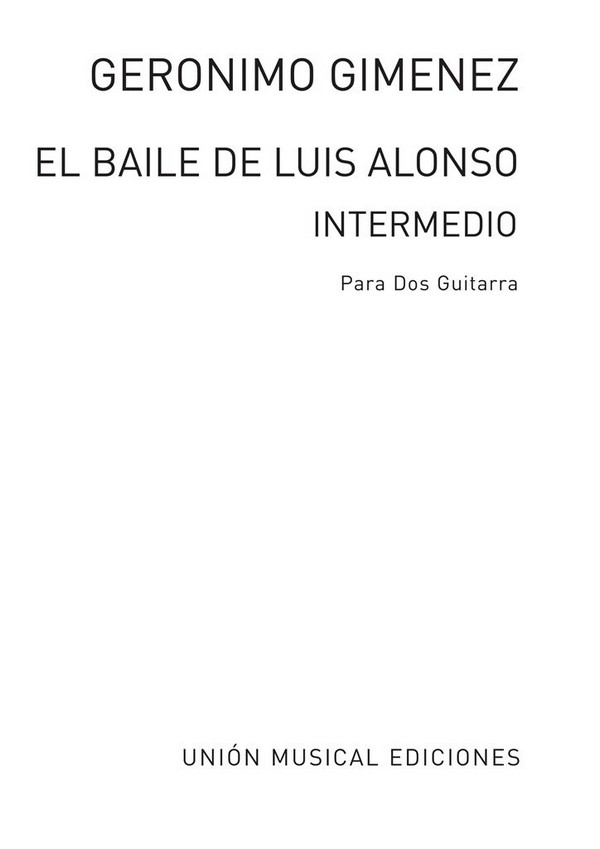 El baile de Luis Alonso - intermedio
