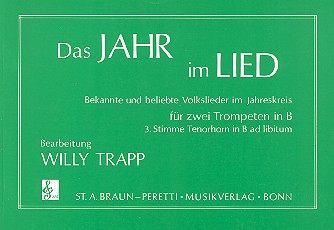 Das Jahr im Lied für 2 Trompeten