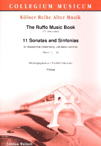 The Ruffo Music Book - 11 Sonatas and Sinfonias vol.1 (nos.1-5)