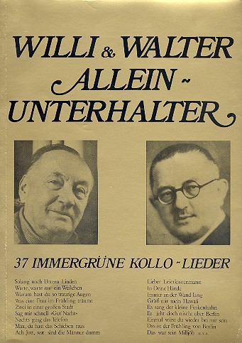 Willi und Walter - Alleinunterhalter: