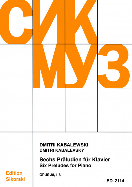 6 Präludien op.38