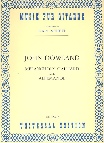 Melancholy Galliard and Allemande