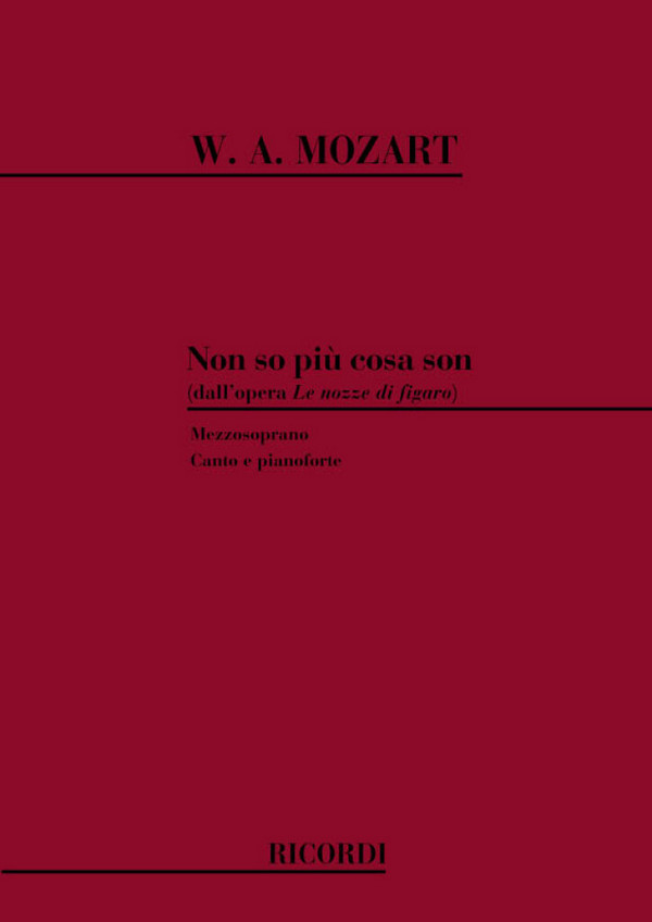Non so più cosa son dall'opera