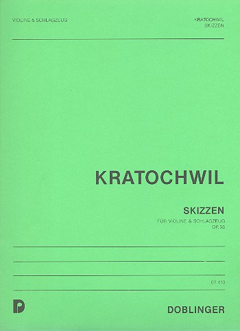 SKIZZEN FUER VIOLINE & SCHLAG-