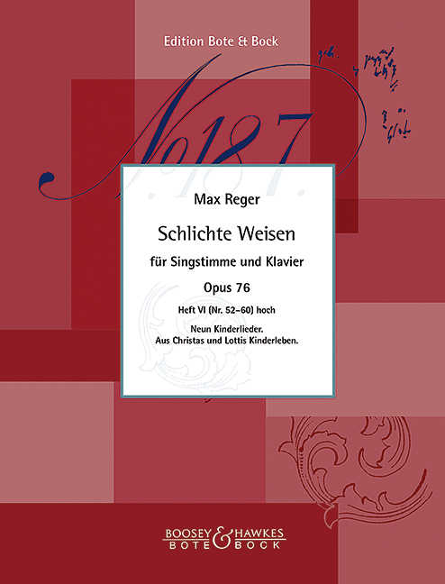 Schlichte Weisen op.76 Band 6 (Nr.52-60)