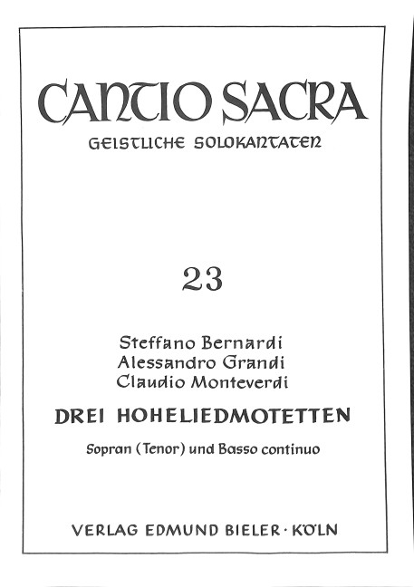 Drei Hoheliedmotetten