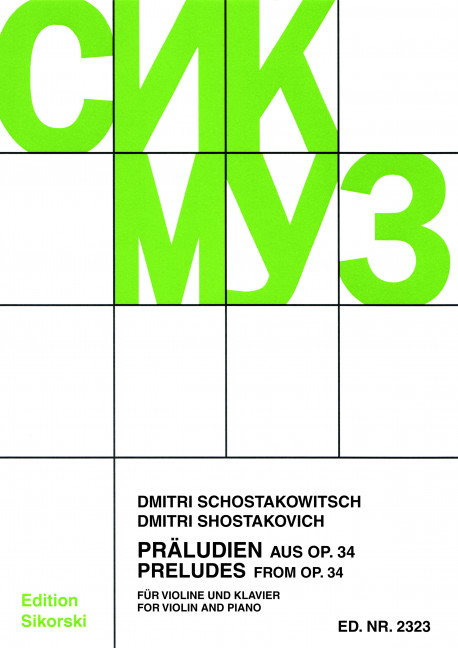 19 Präludien aus op.34 für