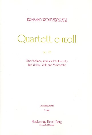 Streichquartett e-Moll op.23