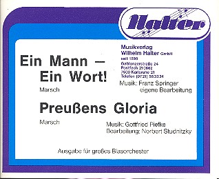 Ein Mann ein Wort  und