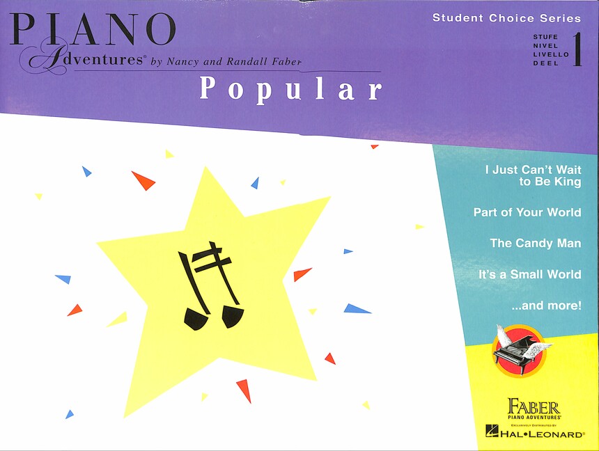 Piano Adventures - Popular Level 1: