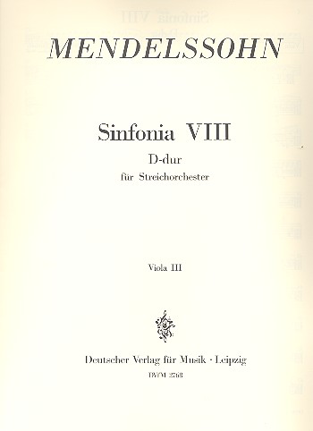 Sinfonia D-Dur Nr.8