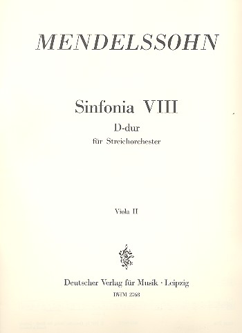 Sinfonia D-Dur Nr.8