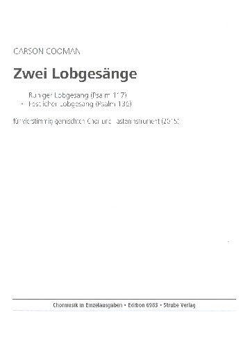 2 Lobgesänge