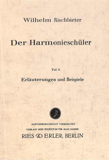 Der Harmonieschüler Band 2