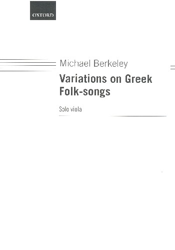 Variations on greek Folk-Songs