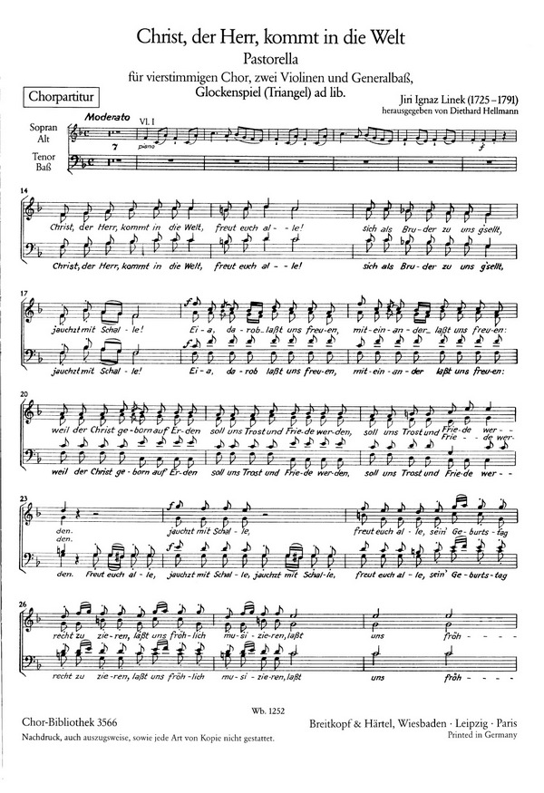 Christ der Herr kommt in die Welt