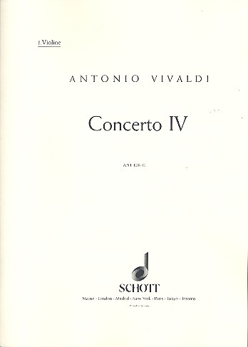 Concerto Nr. 4 G-Dur op. 10/4 RV 435/PV 104