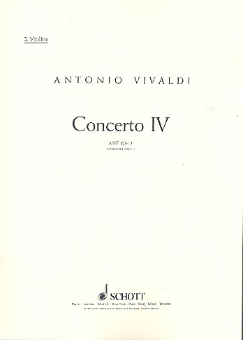 Concerto Nr. 4 G-Dur op. 10/4 RV 435/PV 104