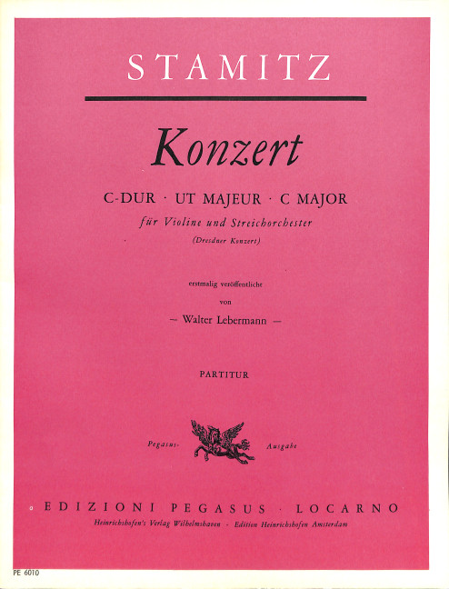 Konzert C-Dur für Violine und Streicher