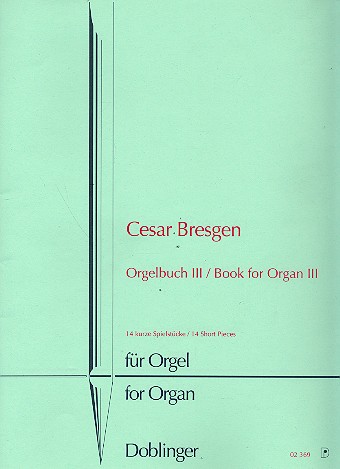 Orgelbuch Band 3 14 kurze