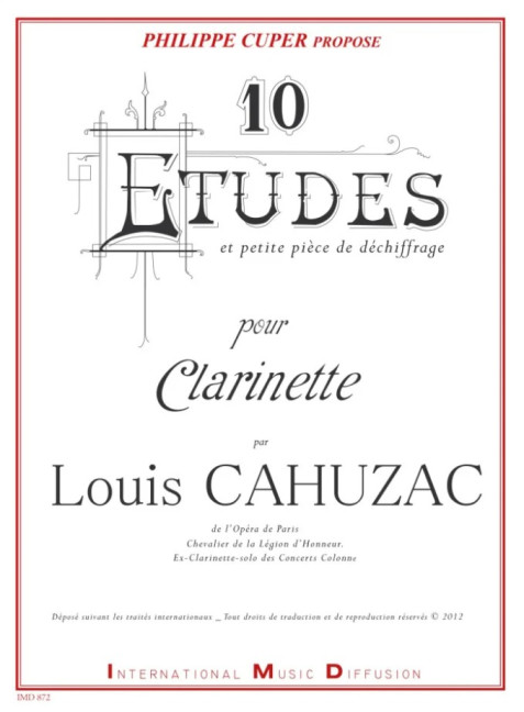10 Études et petite pièce de déchiffrage