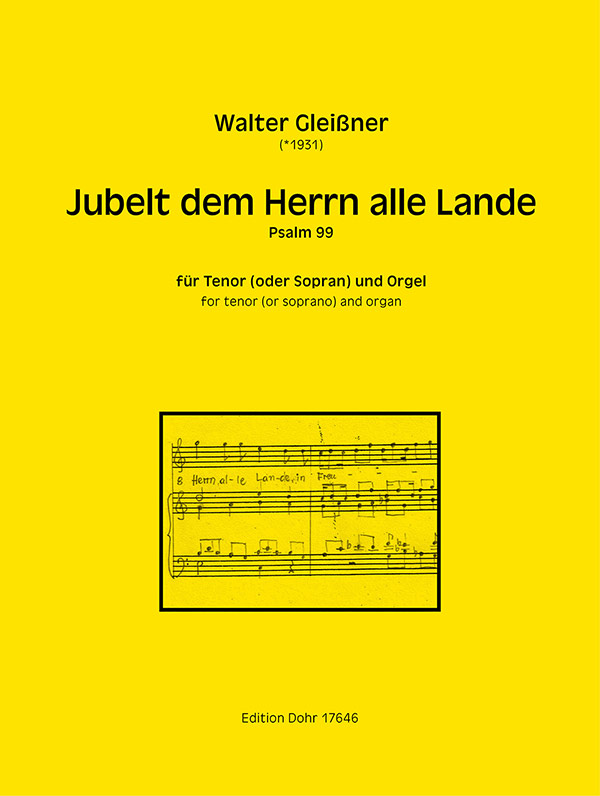 Jubelt dem Herrn alle Lande