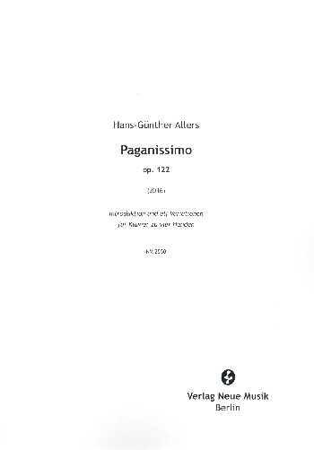 Paganissimo op.122