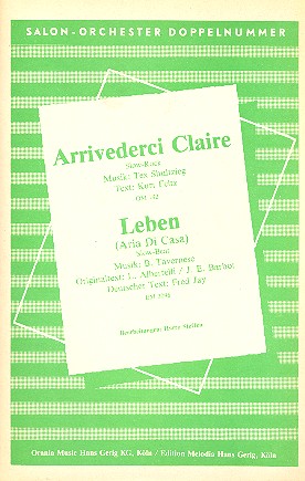 Arrivederci Claire   und   Leben: