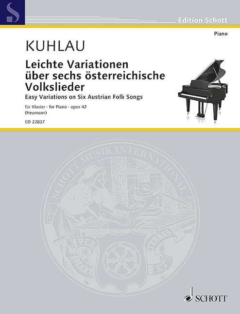 Leichte Variationen über 6 österreichische Volkslieder op.42