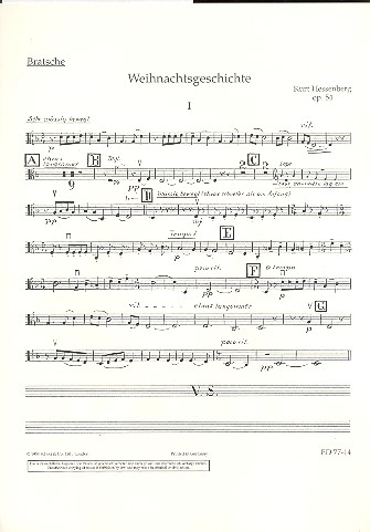 Weihnachtsgeschichte op. 54