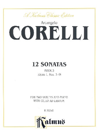 12 Sonaten vol.3 op.1 nos.7-9